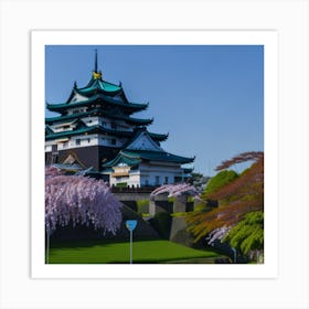 Cherry Blossoms In Japan 1 Art Print