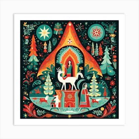 Christmas Lovely Paradise 15 Art Print