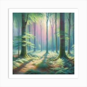 Forest Path 12 Art Print