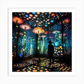 Mushroom Forest Art Print