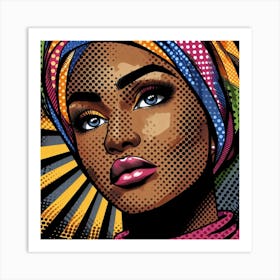 Ejiro Pop African Woman  Art Print