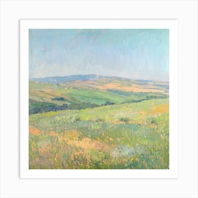 'The Rolling Hills' Art Print