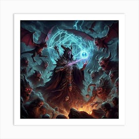 Demons And Demons 1 Art Print