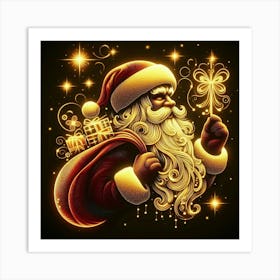 Santa Claus 2 Art Print