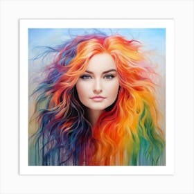 Rainbow Alyssa 1 Art Print