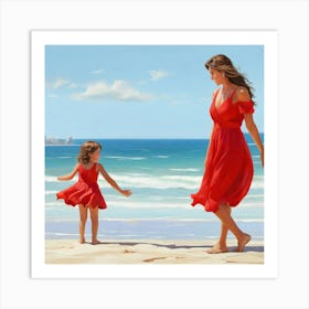 Moms love Art Print