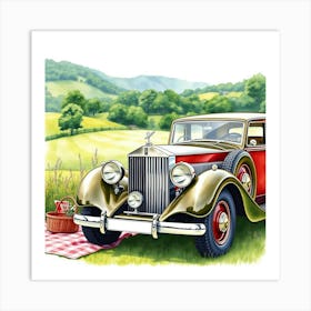 Car Art 45 Art Print