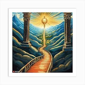 Path To Heaven Art Print