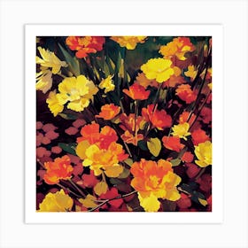 Marigolds Art Print