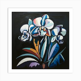 Vanda Orchid Abstract 1 Poster