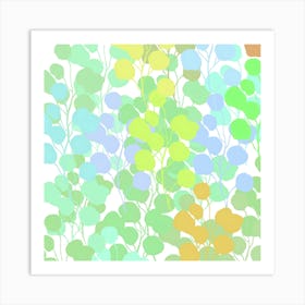 Abstract Leaves 1 Art Print