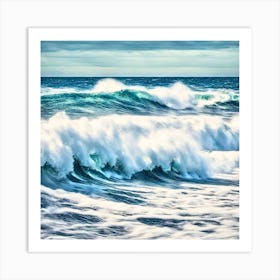 Ocean Waves Art Print