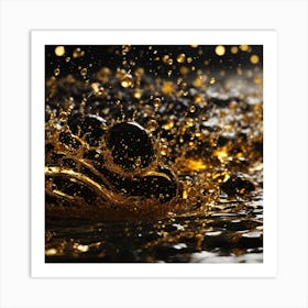 Golden Rain Art Print