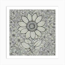 Sunflower Art Print