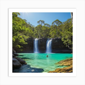 Waterfall Northern Territory Art Print