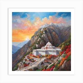 Tibetan Temple Art Print