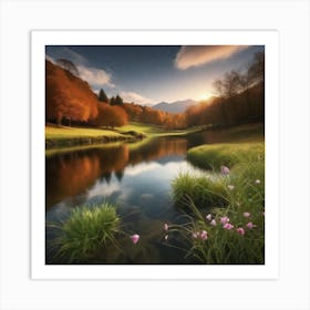 Peaceful Landscapes Photo 2023 11 02t221913 Art Print