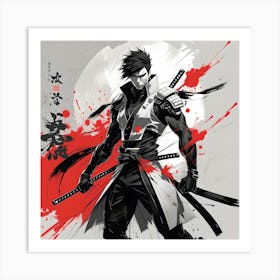 Samurai Warrior Art Print