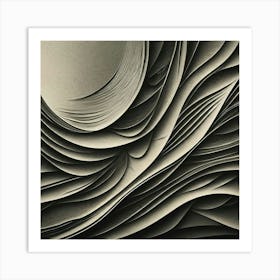 Organic Monochromatic_#6 Art Print