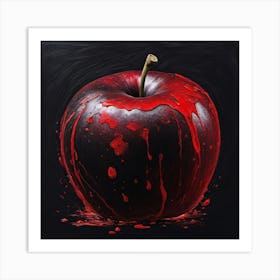 Bloody Apple 2 Art Print