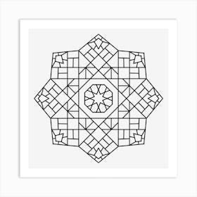 Geometric Mandala 06 Art Print