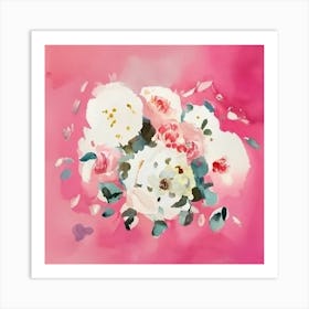 Watercolor Flowers Art Print