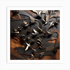 Birds In Flight Art Print