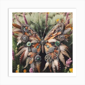 Native American Butterfly Art 3 Art Print