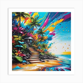 Tropical Paradise 34 Art Print