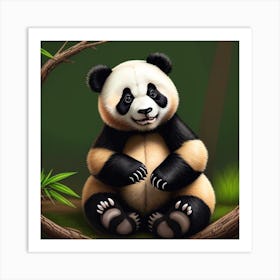 Panda Bear Art Print