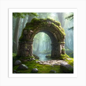 The Forest Portal Art Print