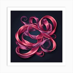 Ribbon Art Art Print