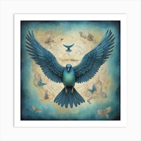 Silent Wings A Bird S Journey Art Print 3 Art Print