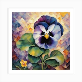 Pansy Art Print