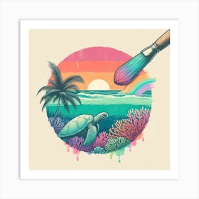 Tropical style Art Print