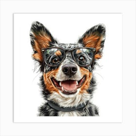 Australian Shepherd 8 Art Print