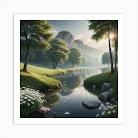 'River' Art Print