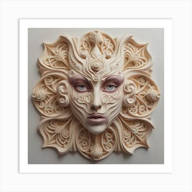 Ethereal Face Art Print