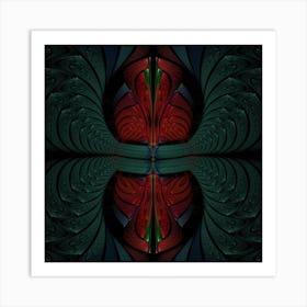 Fractal Abstract Background Pattern 3 Art Print