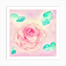 Rose love Art Print