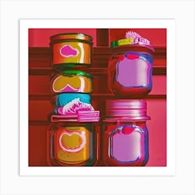 Jars Of Sweets Art Print