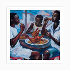 Fried Chicken 2 Art Print