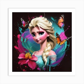 Frozen Elsa 1 Art Print