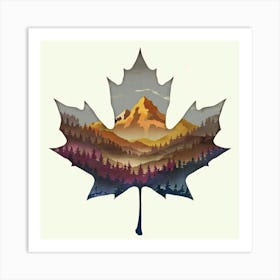 Maple Leaf Art Print