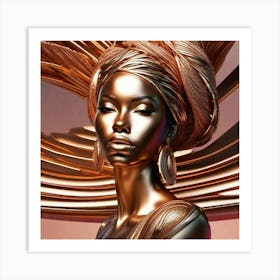 Portrait Of Beauty Art Print