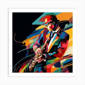 Jazz Musician 88 Art Print