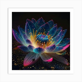 Lotus Flower 1 Art Print