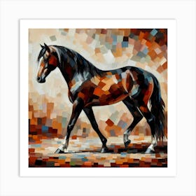 Horse Painting 6 Art Print