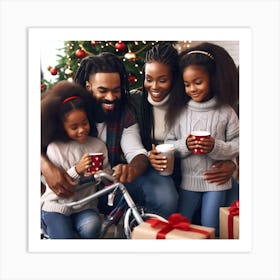 Christmas Family Art Print