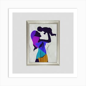 Mommy And Me Art Print